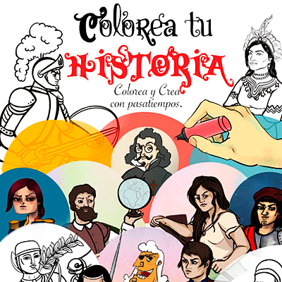 Libro Colorea tu historia de Gestas de España